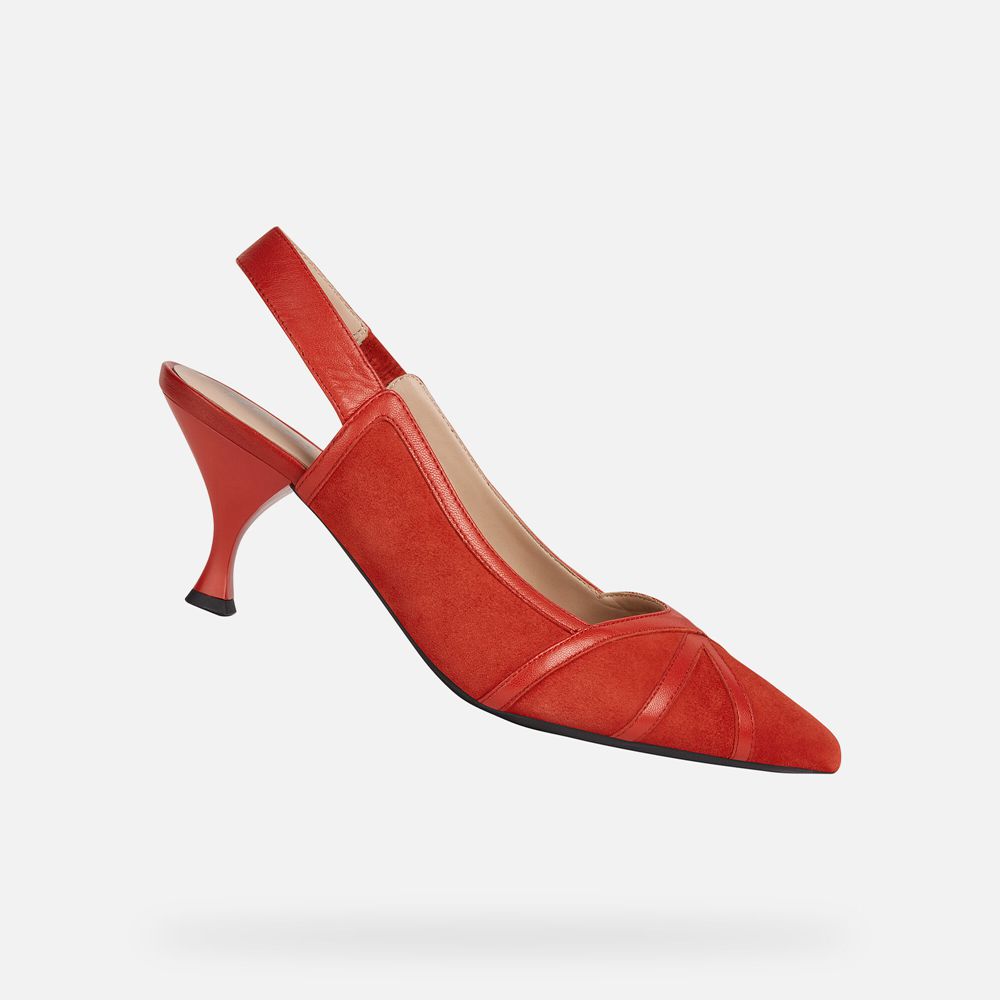 Escarpins Geox Elisangel - Rouge - Femme 039462-AOI